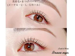 アイブロウ brave nyc. 小針のマツエク・マツパデザイン