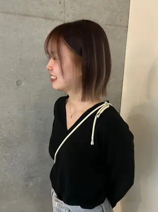 ショート カラー レイヤーカット/ルー ツカラー/EMIRIのヘアスタイル