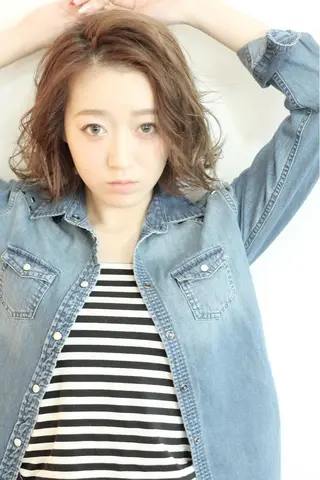 ミディアム カラー ☆est hair☆ 新宿ナプラスタジオのヘアスタイル