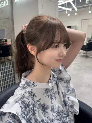 ロング 🫧髪質改善• 艶カラー持田樹🫧のヘアスタイル