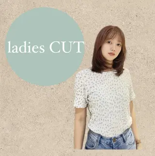 ミディアム AROMA awanoのヘアスタイル