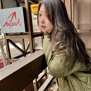 ロング カラー ママ美容師 ＊ヒマワリのヘアスタイル