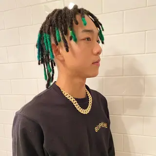 ショート カラー パーマ ヘアアレンジ メンズ キッズ マツエク・マツパ 中元 淳のヘアスタイル