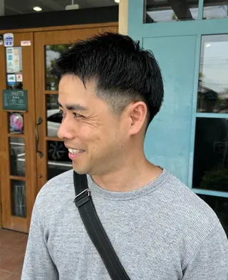 ショート メンズ THE MEN . BY LIOS所属・LIOS 中村 杏奈のヘアスタイル