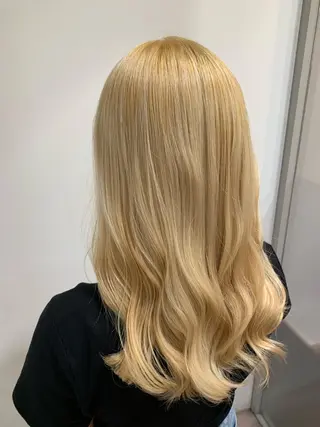 ロング カラー あべ ゆうかのヘアスタイル