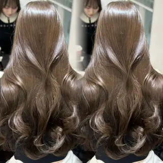 ロング カラー 上品韓国ヘア🩶艶髪 🩶渋谷/aoiのヘアスタイル