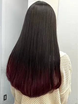 ロング カラー 巻けるケア縮毛矯正✨ ケアカラー✨山下のヘアスタイル