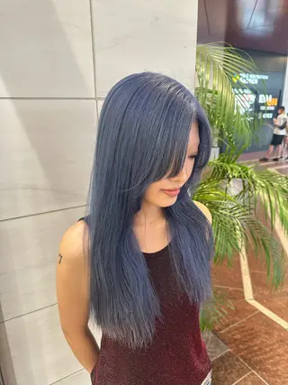 セミロング カラー ハイトーン/ブリーチ カラー/SHOGOのヘアスタイル