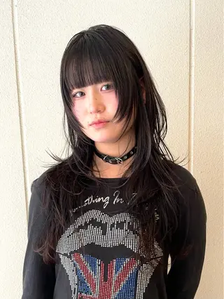 ロング ハイトーン/レイヤー /ウルフ⭐️永田⭐️のヘアスタイル