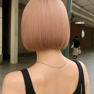 ショート カラー nui所属・清水優/レイヤー/ ボブ/髪質改善のヘアスタイル