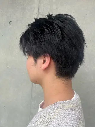 ショート カラー メンズ 荒井 海音のヘアスタイル