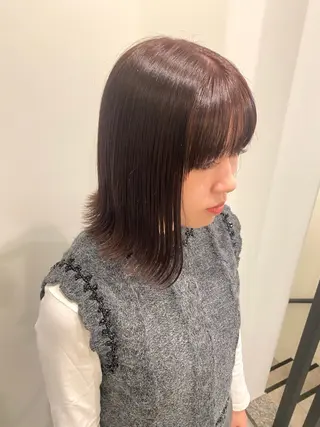 ミディアム カラー 🍑 モモカ🍑のヘアスタイル