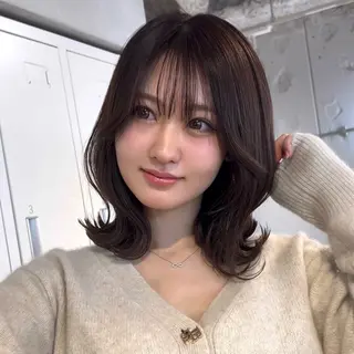 ミディアム EIGHT【店長】 大谷樹生のヘアスタイル
