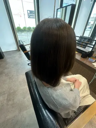 ミディアム 川端 まゆかのヘアスタイル