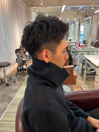 メンズ ハイーンカラー/外国 人風カラー/ミノリのヘアスタイル