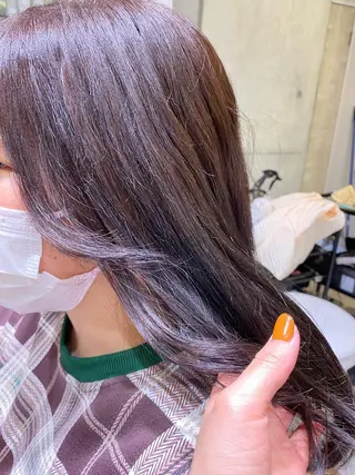 ロング 大久保 優香のヘアスタイル