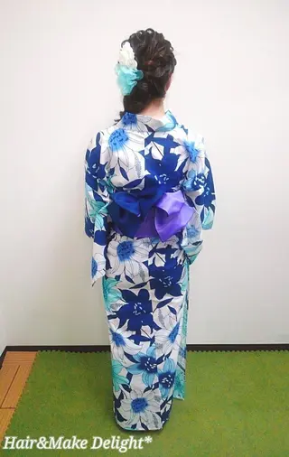 ヘアアレンジ Delight ヘアメイク着付けのヘアスタイル