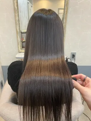 ロング カラー 縮毛矯正・髪質改善 人気No1🩶北島のヘアスタイル