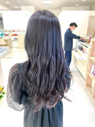 ロング カラー 推し活/韓国/ブリー チカラーminamiのヘアスタイル