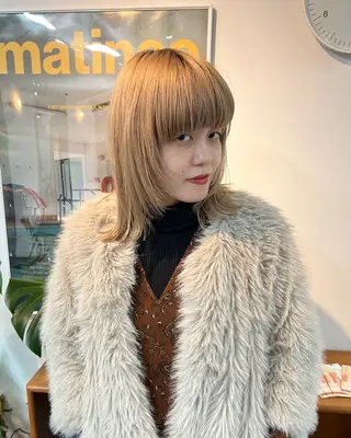 ミディアム 金子 亮のヘアスタイル