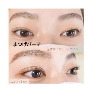 マツエク・マツパ and Rita 蒲生店所属・andRita蒲生店 kanouのマツエク・マツパデザイン