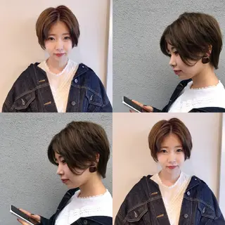 ショート カラー パーマ nambu-GARDEN所属・上田 昂雅のヘアスタイル
