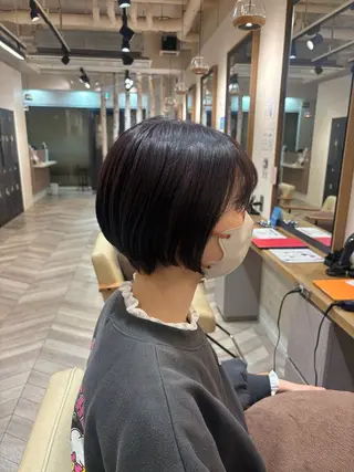 ショート 暖色/艶カラー🍑☆ /杉村夏希のヘアスタイル