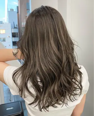 ロング カラー 似合わせカット/ ショートカット/西宮のヘアスタイル