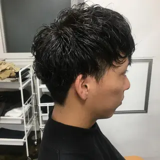 パーマ メンズ sato harunaのヘアスタイル