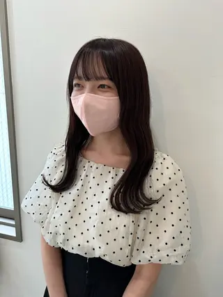 ミディアム カラー パーマ お洒落パーマ/ 艶カラー/michiのヘアスタイル