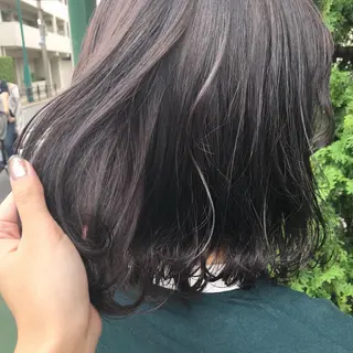 ミディアム カラー sano sayakaのヘアスタイル