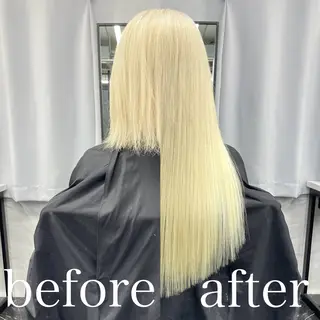 ロング カラー エクステ🩵ブリーチ 韓国ヘア🩵KAEのヘアスタイル