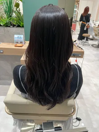 ロング カラー 桑原 りゆのヘアスタイル