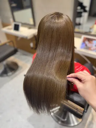 ロング カラー ブリーチなしWカラー ヘアセット🎀はるかのヘアスタイル