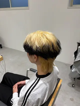 ショート カラー メンズ SOYON西大寺店所属・ダブルカラー/ 髪質改善💎安藤のヘアスタイル