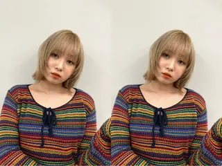 ショート カラー 池袋/似合わせ/縮毛 髪質改善【ugen】のヘアスタイル