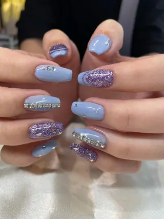 ネイル moca心斎橋所属・˚✧⁺⭐︎༚moca miyuu⁎⁺˳✧༚のネイルデザイン