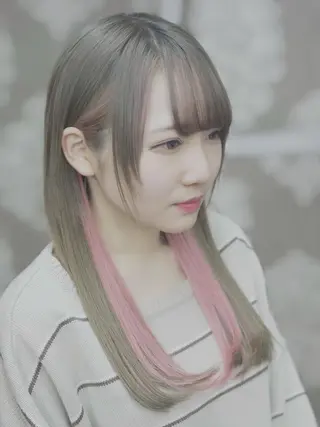 ロング カラー Crystal 船橋のヘアスタイル