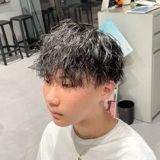 ショート パーマ メンズ lucy.所属・🏝🌞メンズ人気 平澤日向🌞🏝のヘアスタイル