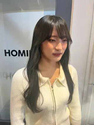 ロング カラー HOMIE TOKYO所属・sora / 渋谷 / ハイトーンのヘアスタイル
