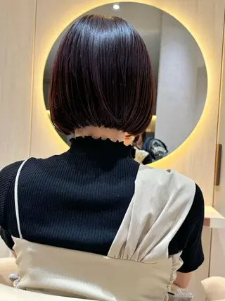 ミディアム 🩵縮毛矯正・ボブ 岩原朋也🩵のヘアスタイル