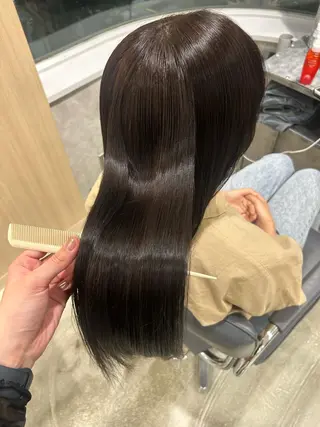 ロング カラー 新宿ハイトーン/ カットモデル/のりかのヘアスタイル