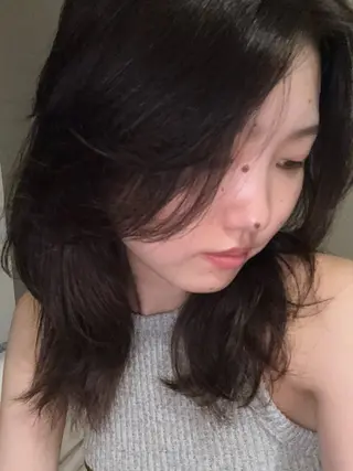 セミロング 鈴木 乃愛のヘアスタイル