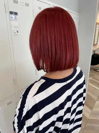 ミディアム eL HAIR SALON なんば店所属・ブリーチカラー特化 /焼田貴明のヘアスタイル