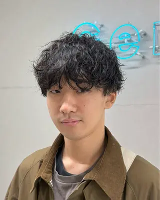 パーマ メンズ シャドウパーマ/ メンズ/KENTAのヘアスタイル