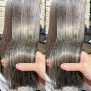 ロング カラー 色気グレージュ 🤍kosuke🤍のヘアスタイル