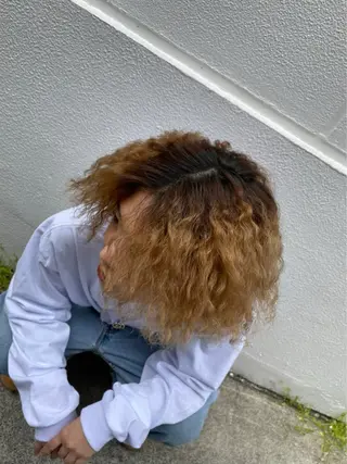 ミディアム ブレンバイドット所属・ニュアンスカラー/ 🫧レミ(坊主)のヘアスタイル