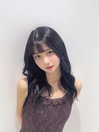 ロング 🌈藤沢💎艶カラー 🌈艶トリートメントのヘアスタイル