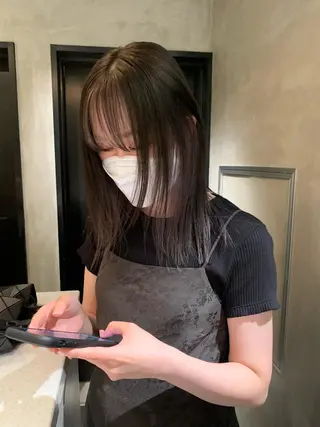 セミロング カラー アンニュイヘア🪽 ayumiのヘアスタイル