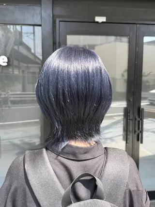 ミディアム カラー 透明感カラー/パーマ 🌀アオノアユミのヘアスタイル